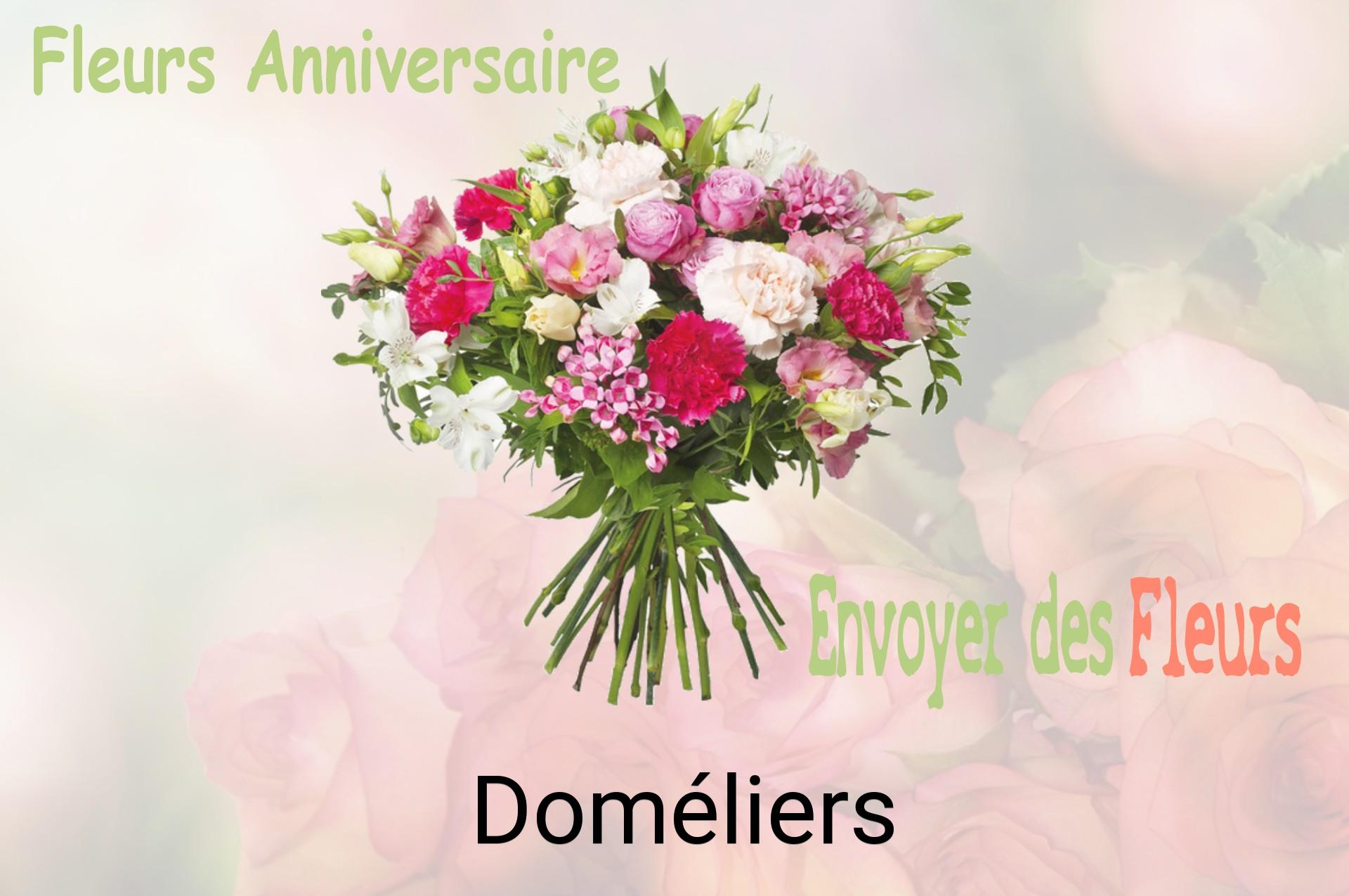 Bouquet de fleurs d’anniversaire livré à Doméliers